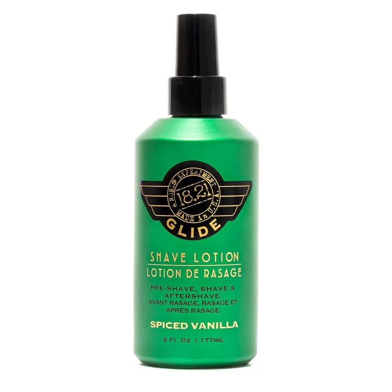Glide Shaving Lotion Spiced Vanilla loção pré-barbear 177 ml