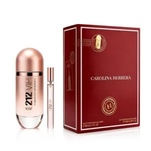 Carolina Herrera 212 VIP Rosé 80 ml + EDP MINI água de perfume para mulheres