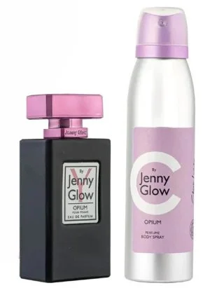 2PC G/S JENNY GLOW Opium 30 ML + Spray Corporal