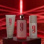 9 pm Rebel 100 ml + spray corporal 150 ml + SG eau de parfum unissex