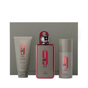 Afnan 9 pm Rebel 100 ml + spray corporal 150 ml + SG eau de parfum unissex