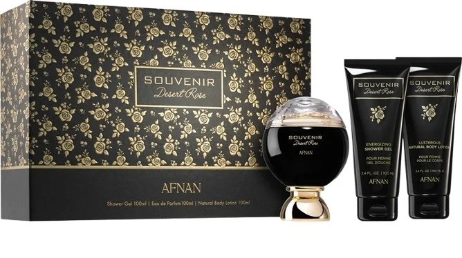 Souvenir Desert Rose U Eau de Parfum 100 ml + loção corporal 100 ml + gel de banho