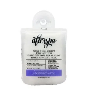 AfterSpa Facial Micro Scrubber toalhita de limpeza para o rosto