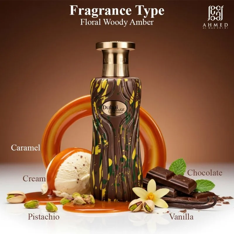 Dubai Chocolate Extrato de Perfume Unissex 100 ml