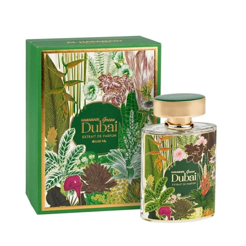 Al Haramain Green Dubai extrato de perfume unissexo