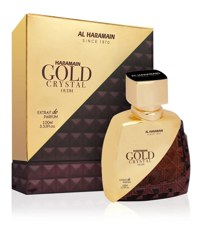 Gold Crystal Oudh extrato de perfume unissexo 100 ml