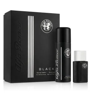 Alfa Romeo Alfa Romeo Black Eau de Toilette 15 ml + spray corporal para homem