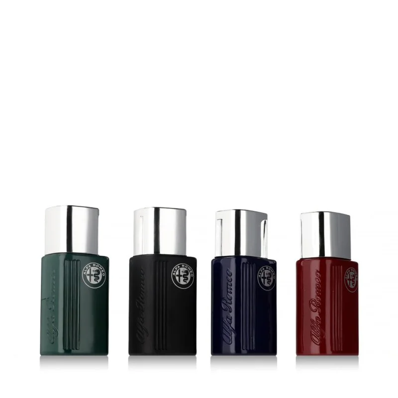 Alfa Romeo Black Green 15 ml + EDT Black 15 ml + EDT Blue 15 ml + EDT Red eau de toilette para homens