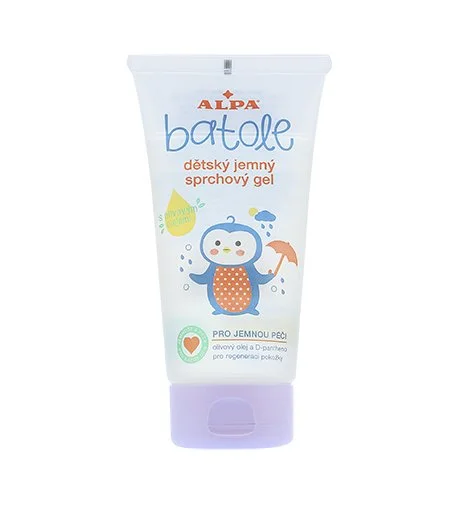 Batole gel de banho suave com óleo de oliva para crianças 150 ml