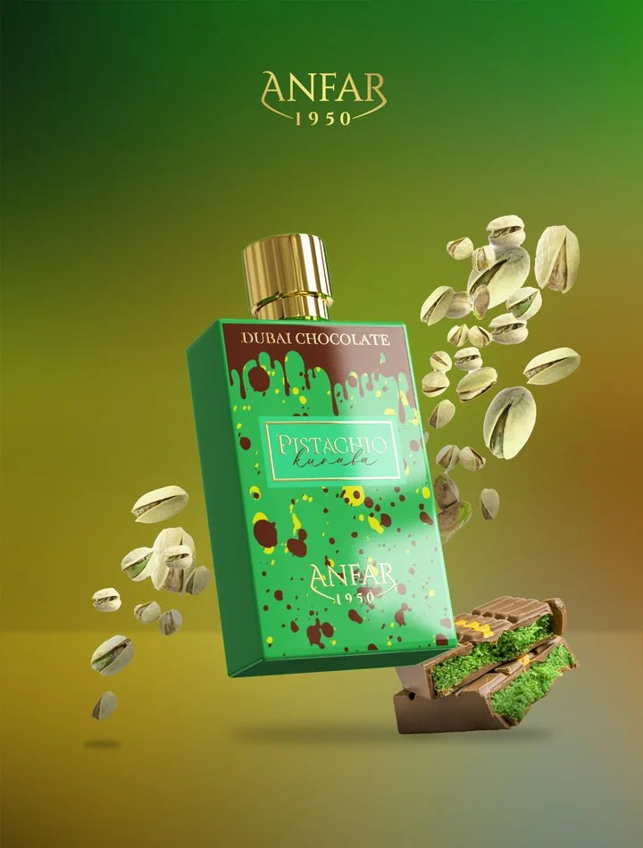 1950 Pistachio Kunafa U Extrato de Perfume 80 ml