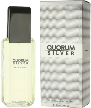 Antonio Puig Quorum Silver eau de toilette 100 ml para homens