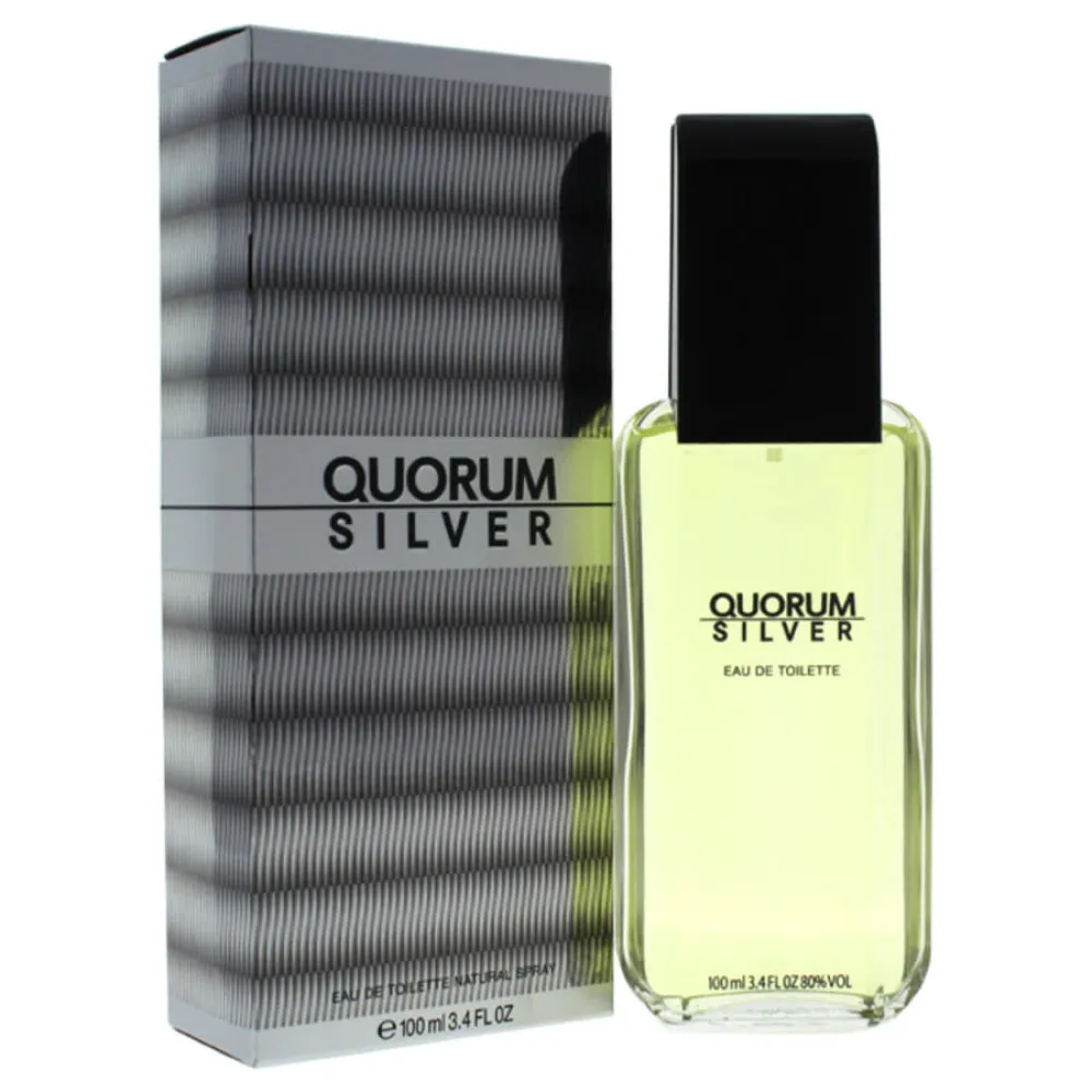 Quorum Silver eau de toilette 100 ml para homens