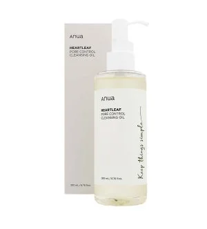 Anua Hearleaf Pore Control Cleansing Oil óleo de limpeza hidrofílico não comedogénico