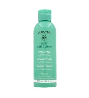 Apivita Just Bee Clear tónico facial para poros dilatados e pontos negros
