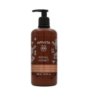 Apivita Royal Honey gel de duche com óleos essenciais