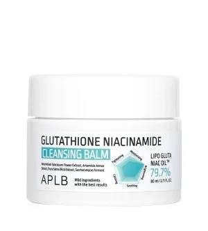 APLB Bálsamo desmaquilhante hidratante e iluminador com glutationa e niacinamida
