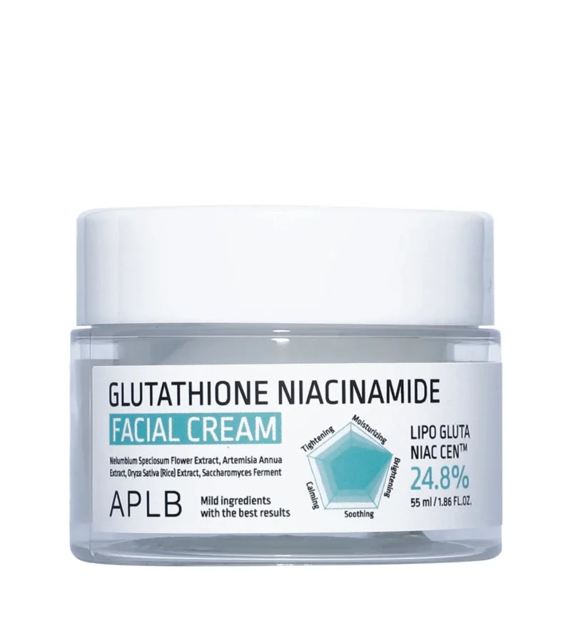 Creme facial iluminador com glutationa e niacinamida 55 ml