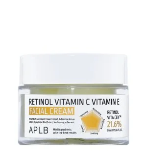 APLB Retinol Vitamina C Vitamina E Creme Facial Anti-Idade