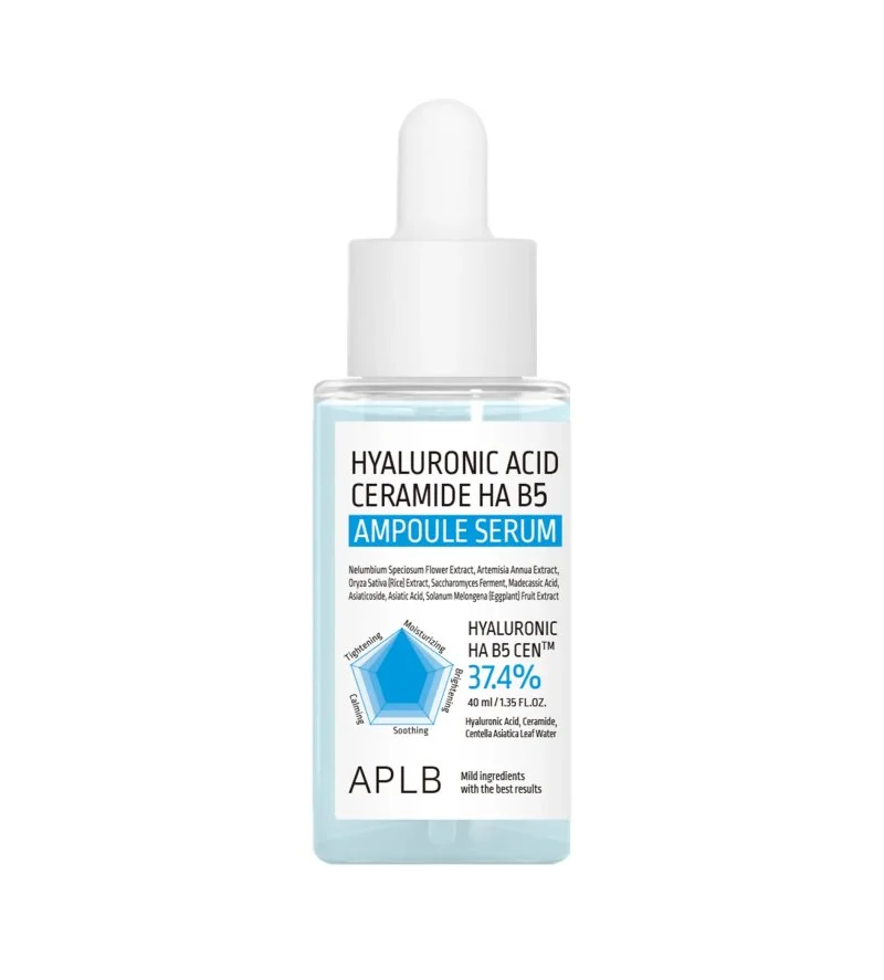 Sérum em Ampola Hidratante HA B5 de Ácido Hialurônico e Ceramida 40 ml