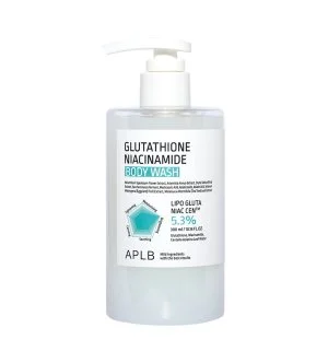 APLB Gel de duche hidratante e iluminador com glutationa e niacinamida