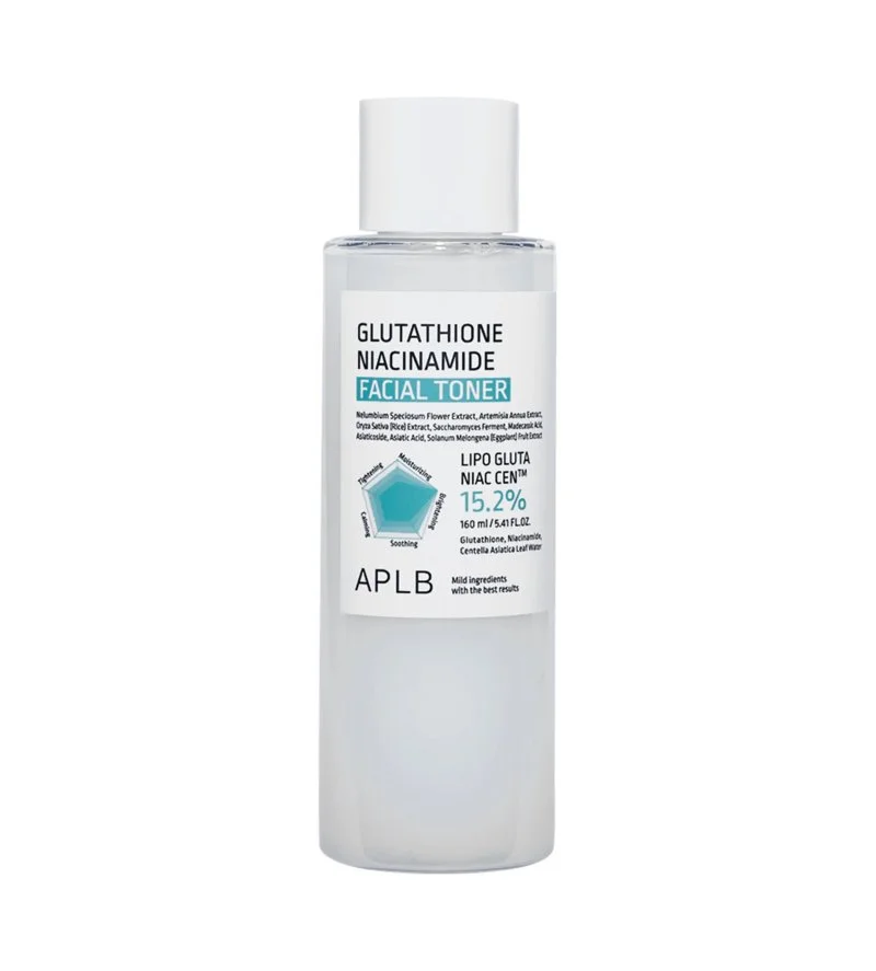 Tónico Facial de Glutationa e Niacinamida hidratante e iluminante 160 ml