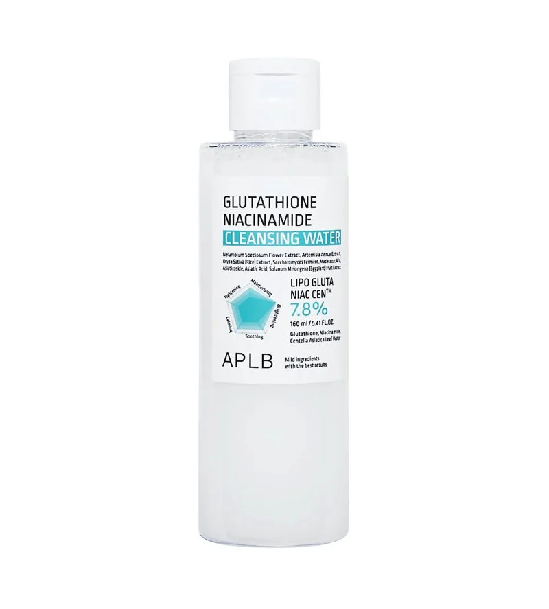 Água Micelar Hidratante e Iluminadora com Glutationa e Niacinamida 160 ml