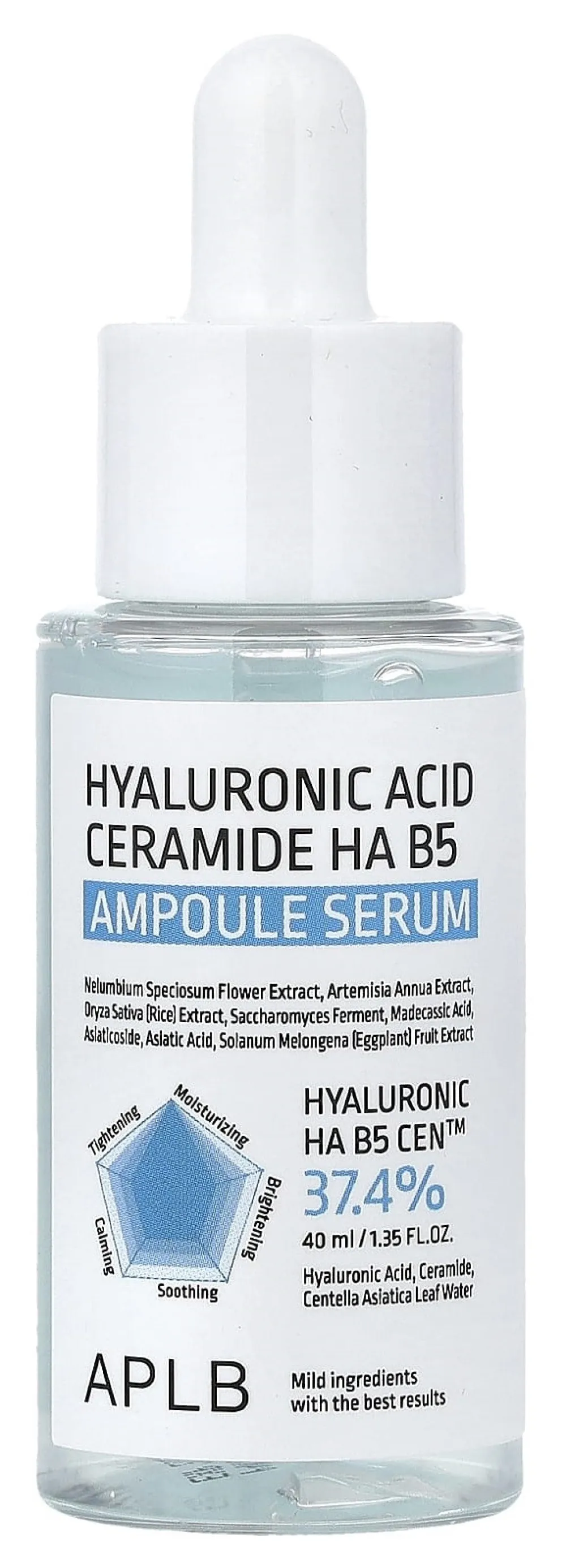 Sérum em Ampola Hidratante HA B5 de Ácido Hialurônico e Ceramida 40 ml