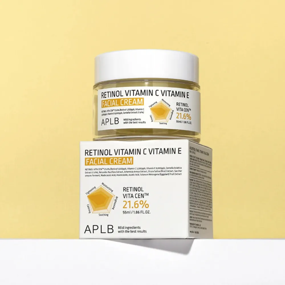 Retinol Vitamina C Vitamina E Creme Facial Anti-Idade 55 ml