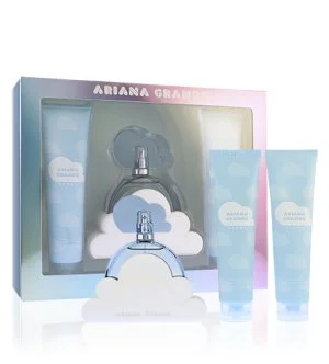Ariana Grande Cloud conjunto de presente 100 ml + leite corporal 100 ml + gel de banho água de perfume para mulher