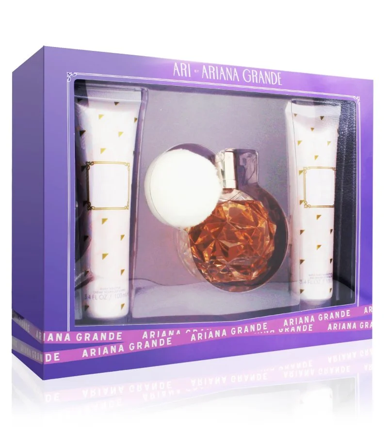 Ari conjunto de presente 100 ml + loção corporal 100 ml + gel de banho água de perfume para mulher