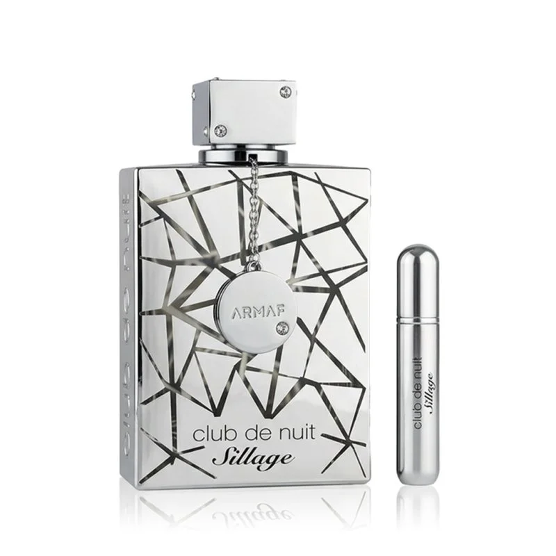 Club de Nuit Sillage 250 ml + spray de bolso recarregável eau de parfum unissexo 5 ml