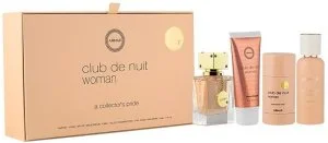 Armaf Club de Nuit Woman Conjunto - Eau de Parfum 30 ml + Bruma para Cabelo 55 ml + Desodorizante em Stick 75 g + Creme de Mãos 50 ml