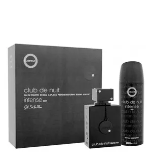 Armaf Club De Nuit Intense Man conjunto de presente para homens água de toilette 105 ml + desodorizante spray 200 ml