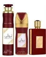 Ameerat Al Arab conjunto de presente - 100 ml + Spray Perfumado 200 ml + Ambientador + Água de Perfume 300 ml