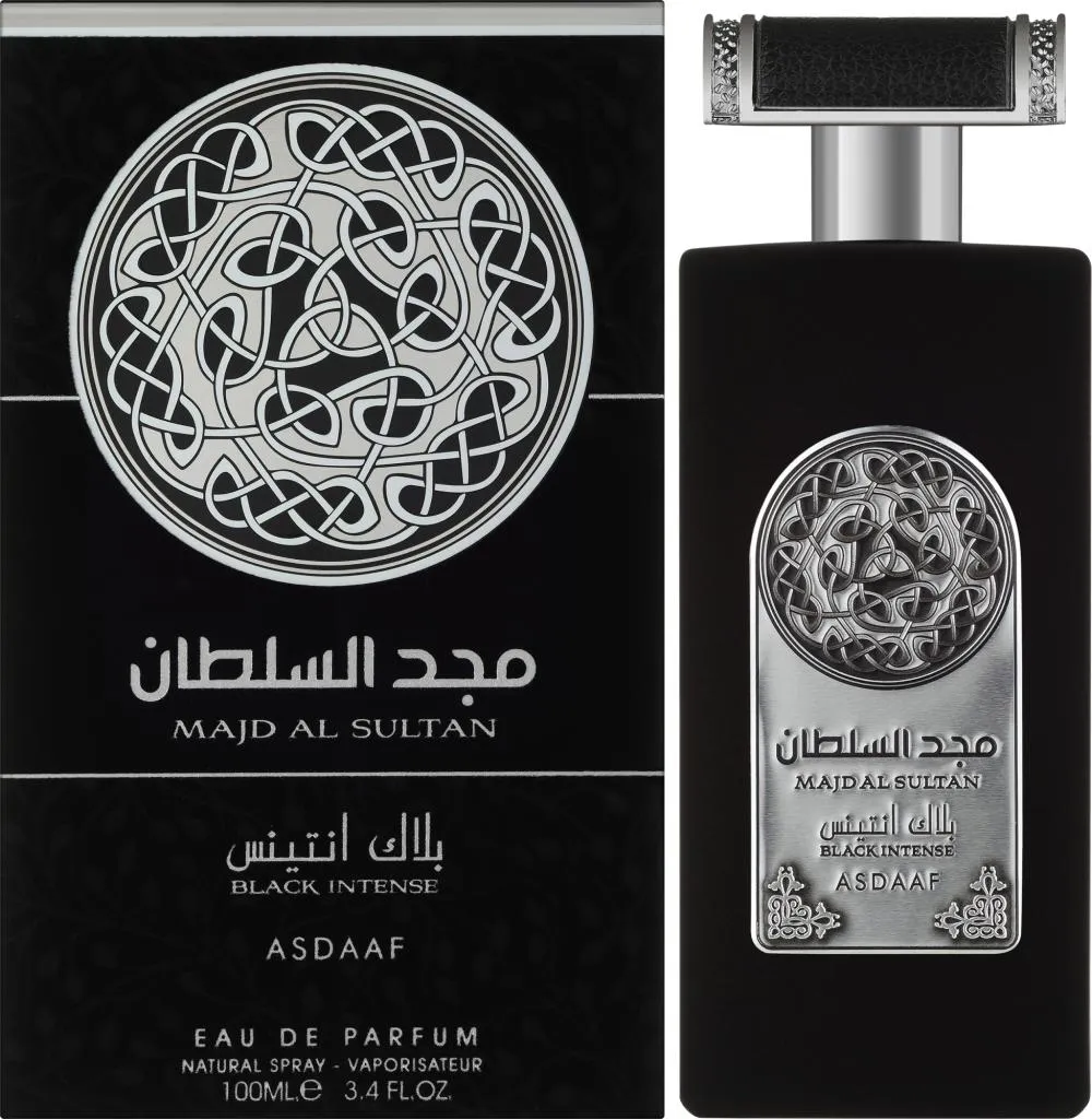 Asdaaf Majd Al Sultan Black Intense Eau de Parfum unissexo
