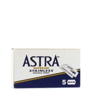 Astra Superior Stainless lâminas de barbear 5 unidades