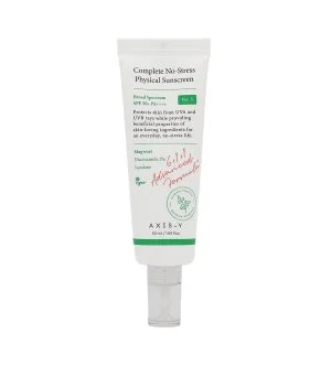 Axis-y Complete No-Stress Physical Sunscreen V.3 protetor solar mineral SPF 50+ PA++++