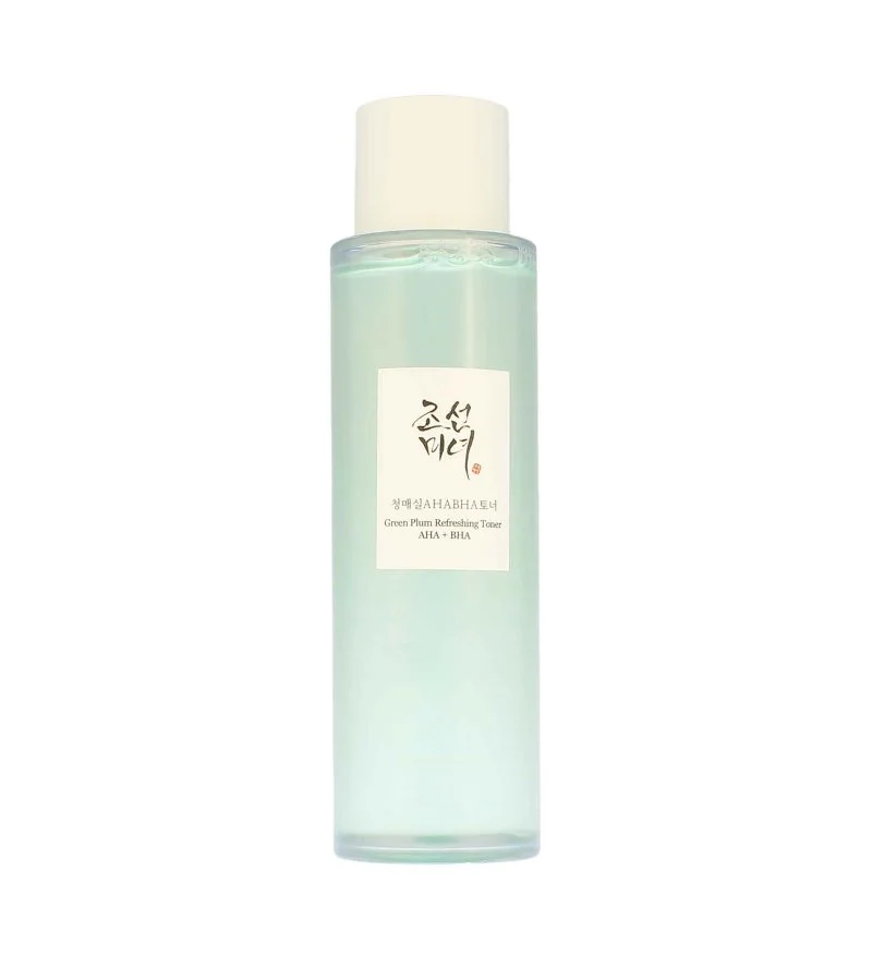 Green Plum Refreshing Toner AHA + BHA tónico esfoliante suave para uso diário 150 ml