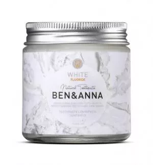 Ben & Anna Dentífrico branqueador com flúor (100 ml) - com camomila e sálvia