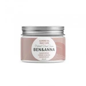 Ben & Anna Creme de mãos com óleo de amêndoa (30 g) - cuidados diários