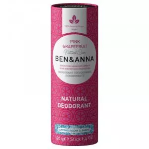 Ben & Anna Desodorizante sólido (40 g) - Toranja cor-de-rosa