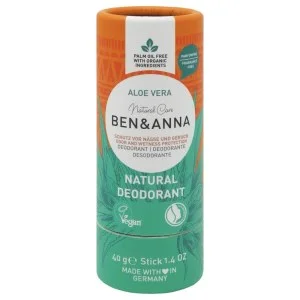 Ben & Anna Desodorizante sólido sem perfume (40 g) - Aloe Vera - para pele sensível