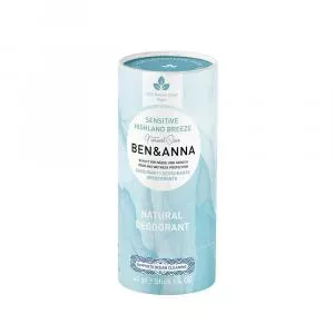 Ben & Anna Desodorizante sólido Sensitive (40 g) - Mountain Breeze - sem bicarbonato de sódio