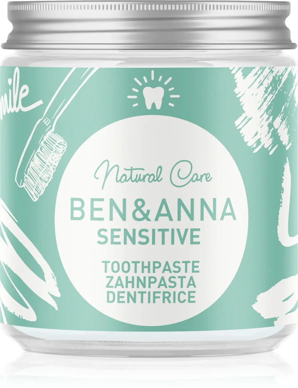 Ben & Anna Pasta dentária para dentes sensíveis Sensitive (100 ml)