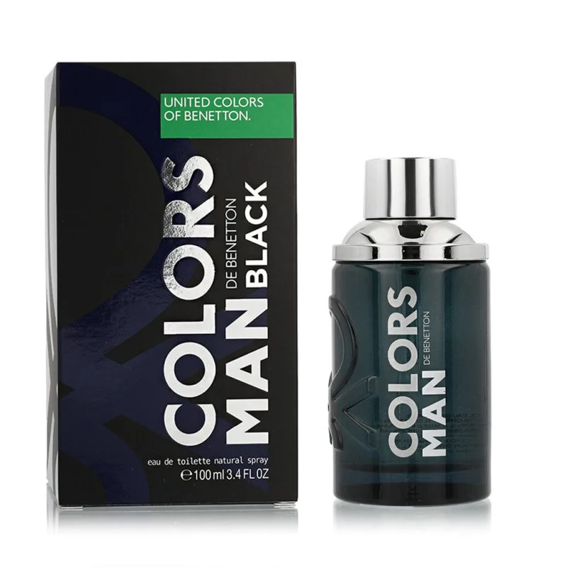 Colors Man Black eau de toilette para homens 100 ml