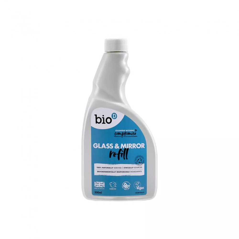 Bio-D Limpa vidros e espelhos - reenchimento (500 ml)