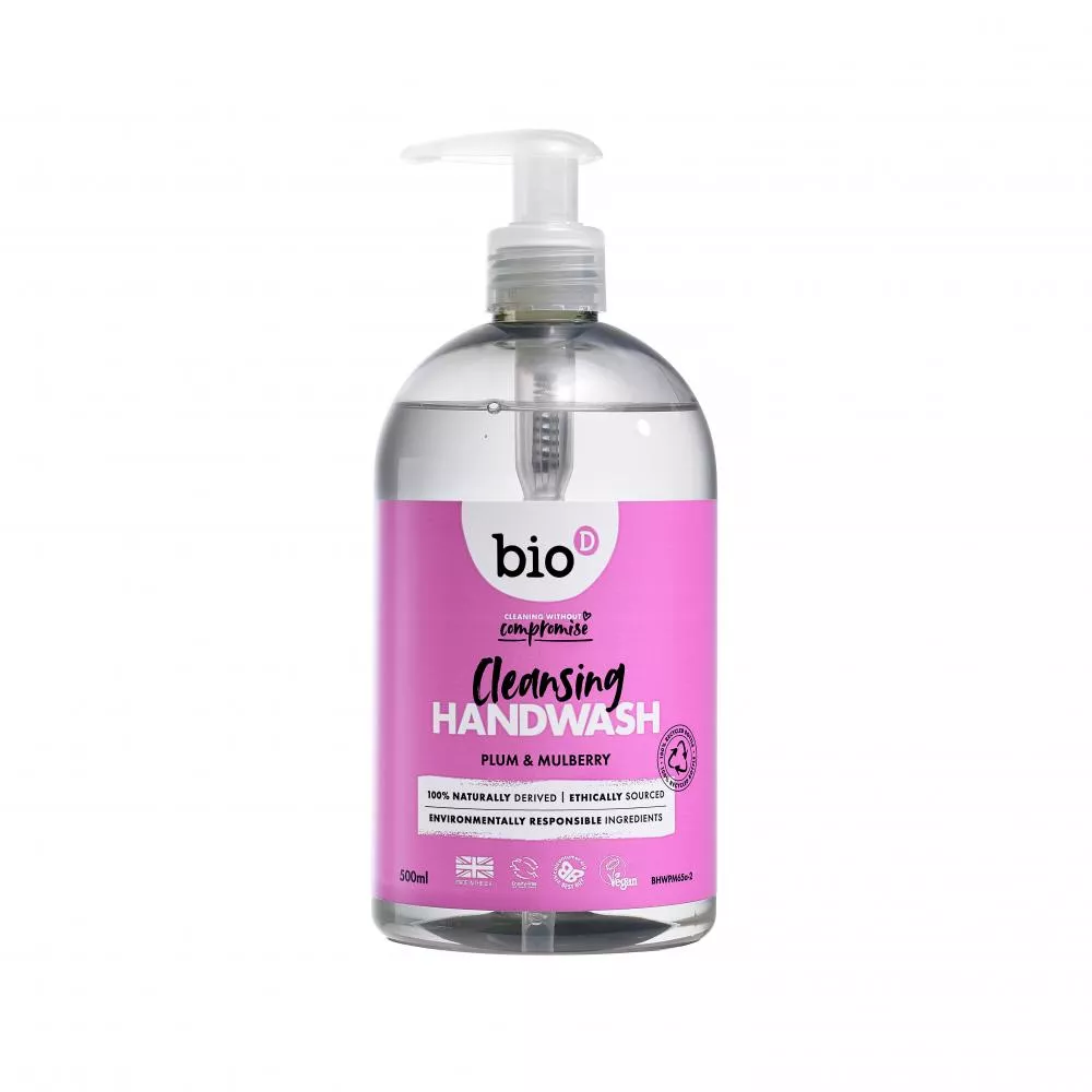 Bio-D Sabonete líquido para as mãos com aroma de ameixa e amora (500 ml)