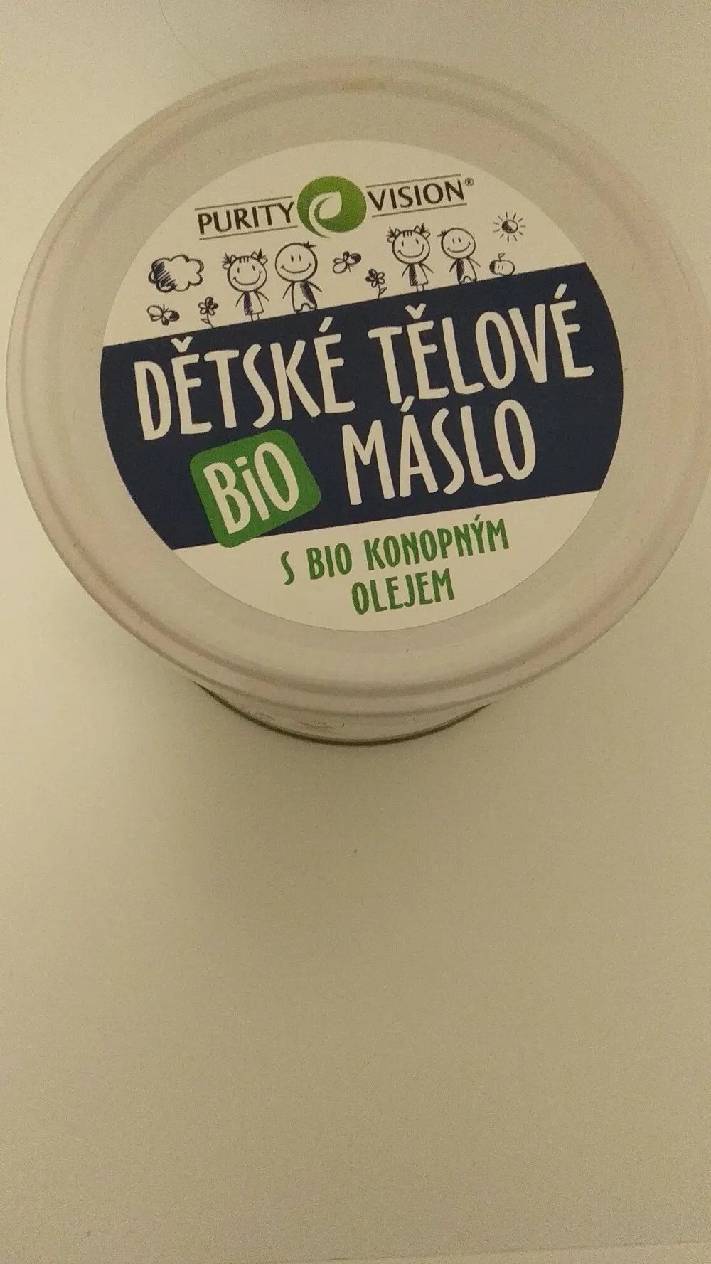 Purity Vision Manteiga Orgânica para o corpo do bebé 350 ml