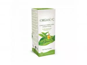 Organyc Gel de duche Bio para peles sensíveis e higiene íntima com árvore do chá, 250 ml