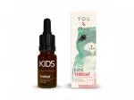 You & Oil Mistura bioactiva para crianças - Dor de garganta (10 ml)